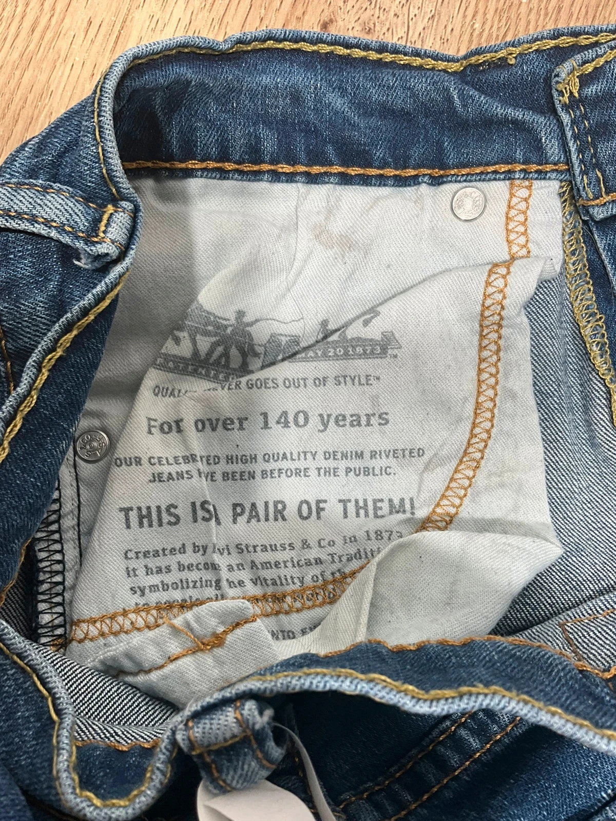 Jean Levi's 511 Slim W29 L30 Preppy 99% Coton Bleu Délavé  Lvh 228 – photo 12
